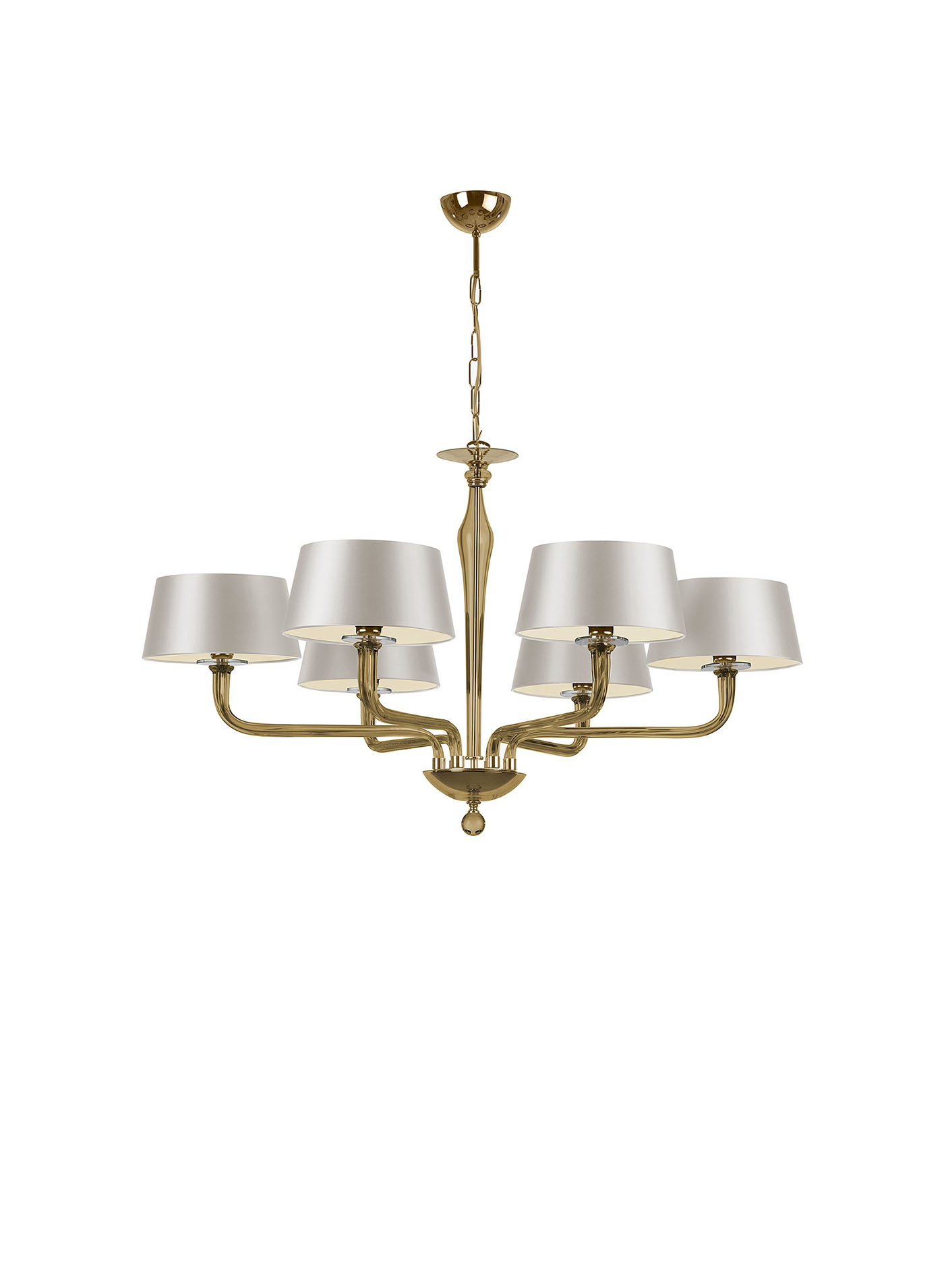 Потолочный светильник Czarina Gold 6 Arm Chandelier