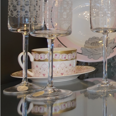 Набор (2х чашка с блюдцем) Broderie