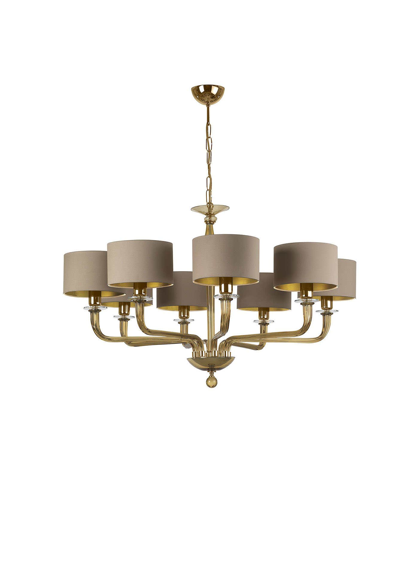 Потолочный светильник Czarina Gold 8 Arm Chandelier