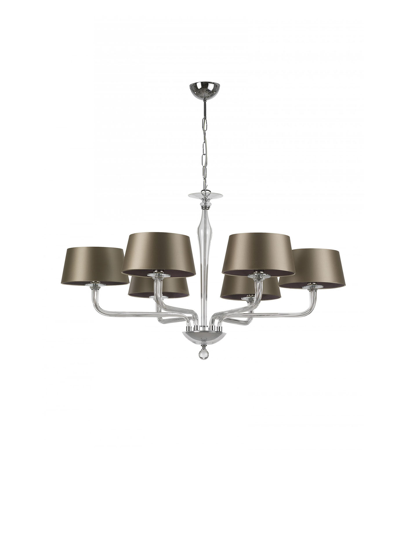 Потолочный светильник Czarina Clear 6 Arm Chandelier
