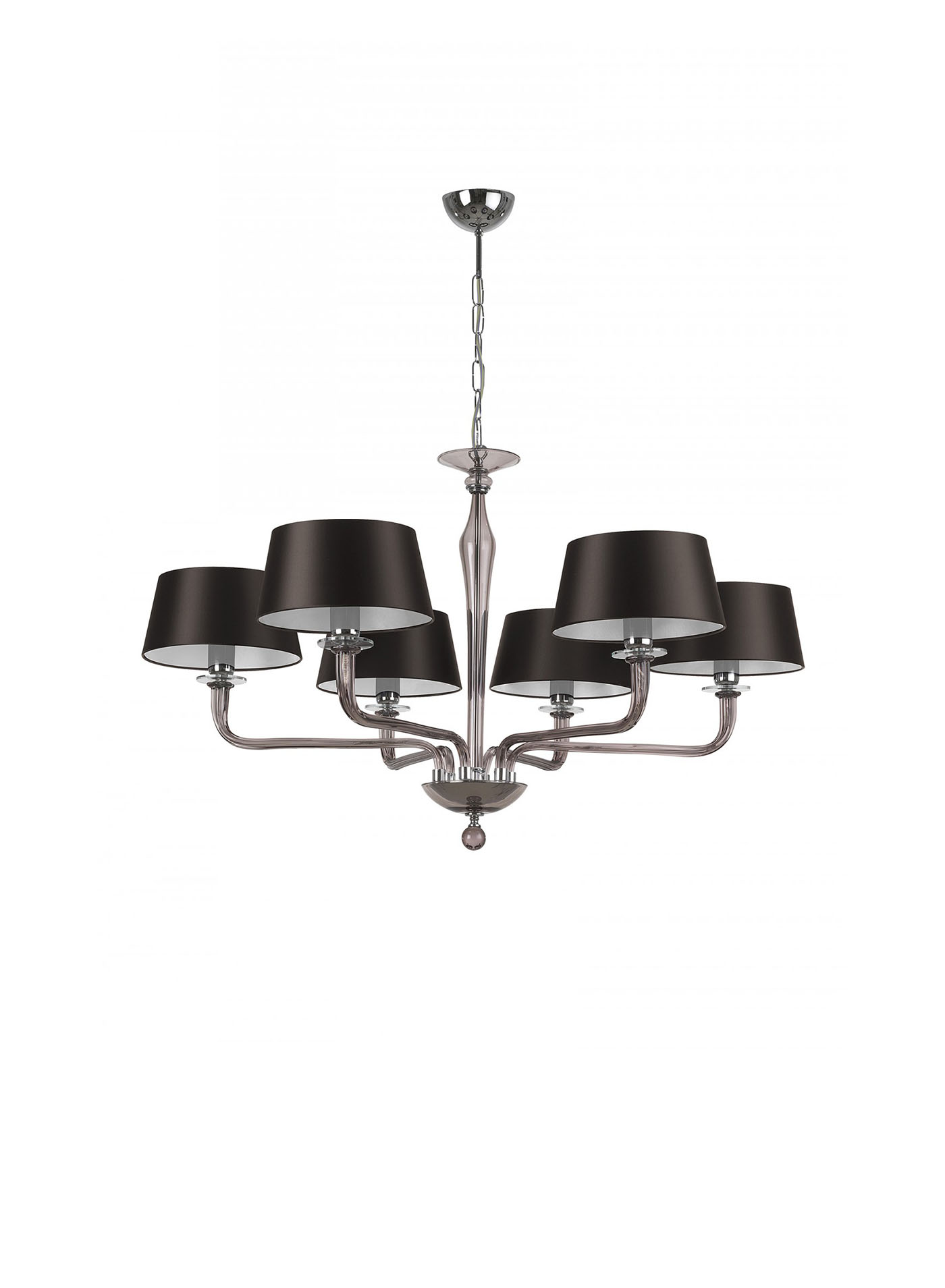 Потолочный светильник Czarina Smoke 6 Arm 