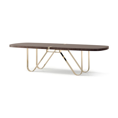 Обеденный Стол TAVOLO A BOTTE CON BASE IN METALLO | Art. 7955