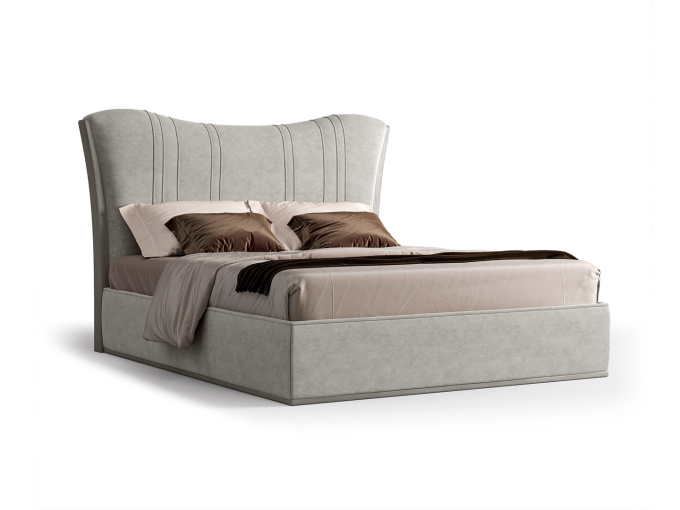 Letto con lavorazione verticale e box