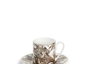 Чашка    Tropical Jungle White coffee set 