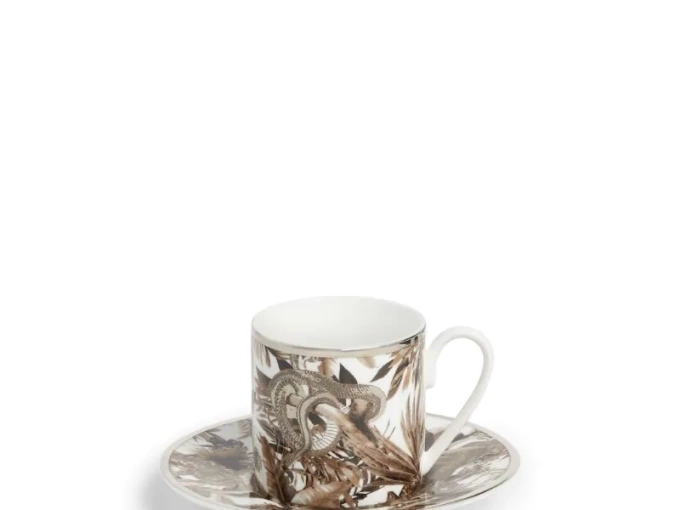 Чашка    Tropical Jungle White coffee set 