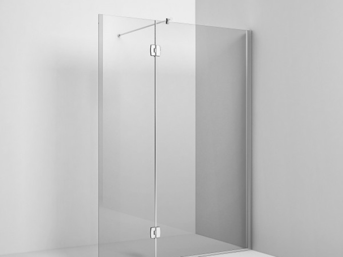 душова кабінка Vetro fisso con anta mobile