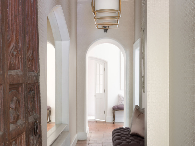 Стельовий світильник Derwent Antique Brass Small Cube Pendant