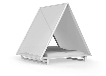 Шезлонг Vineyard daybed. fabric roof