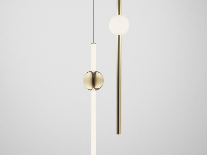 Потоличний светильник  Gold