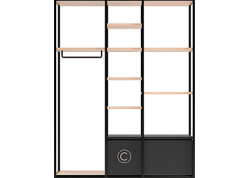 Книжный шкаф Bedding Wall