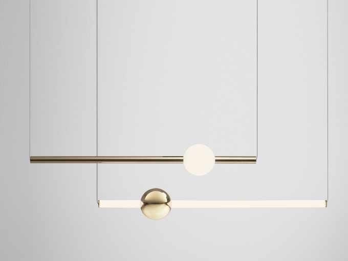 Потоличний светильник  Gold