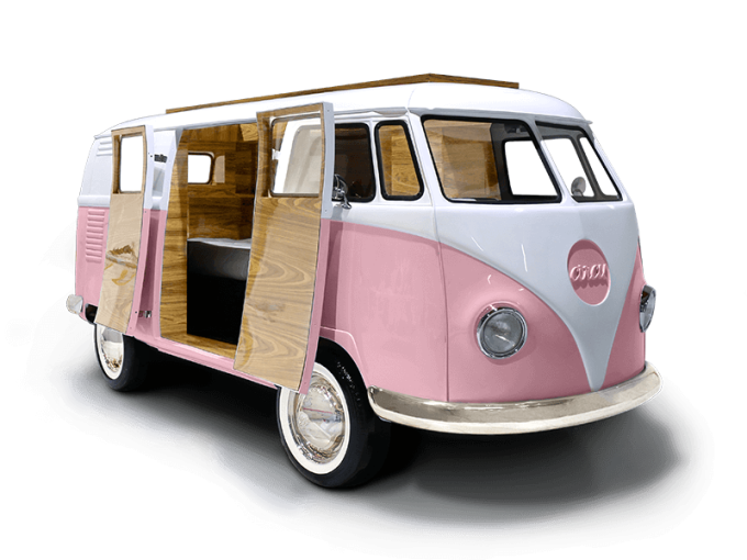 Кровать Bun van bed and room