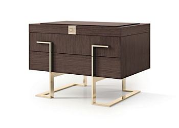 Комод COMODINO 2 CASSETTI CON GAMBE IN METALLO | Art. 7922