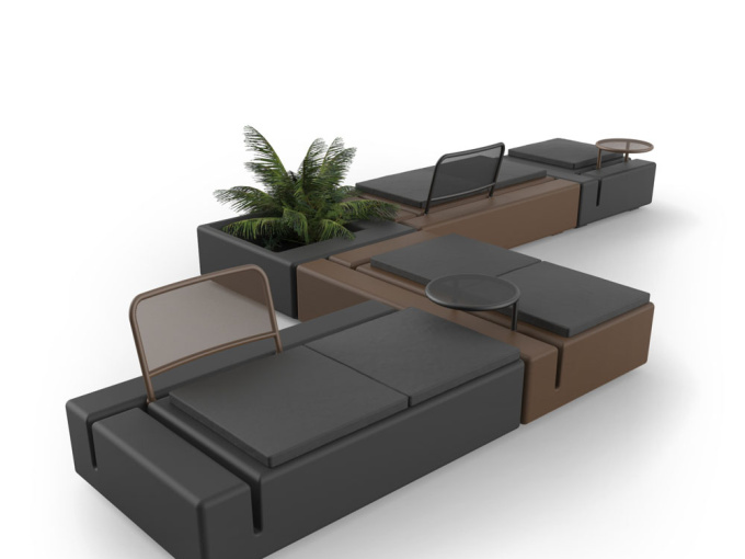 Диваннbй модуль Kes sectional sofa