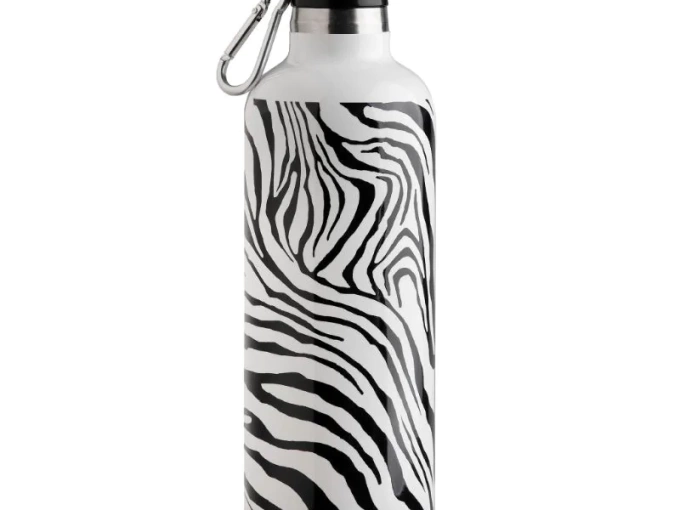 Бутилка  Zebra print water