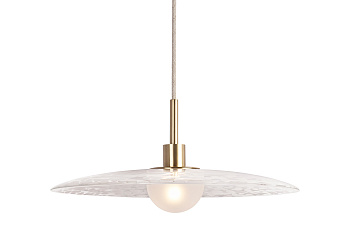 Потолочный светильник Cosmo White & Satin Brass Pendant