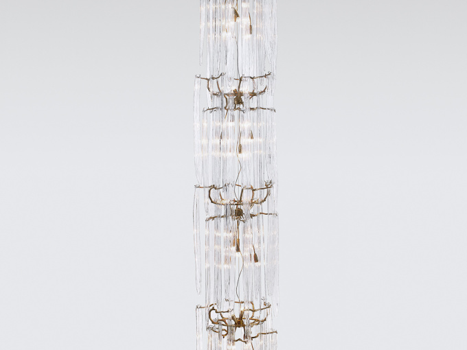 Люстра Waterfall Straw Quad