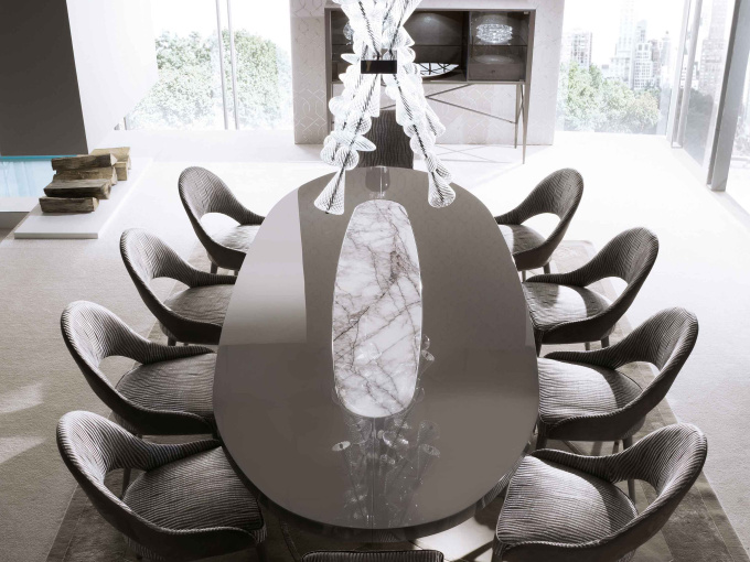 Обеденный Стол  Oval Fixed