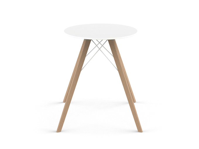 Стол Faz wood dining table ø60x74