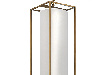 Стельовий світильник Derwent Antique Brass Large Rectangle Pendant