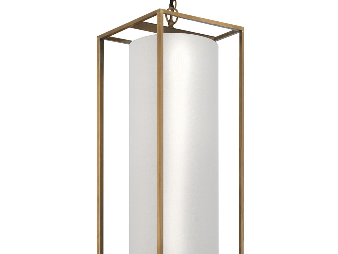 Стельовий світильник Derwent Antique Brass Large Rectangle Pendant