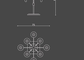 Лампа 1710/FLAMBEAUX/KR/RS