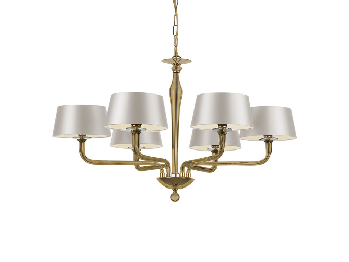 Потолочный светильник Czarina Gold 6 Arm Chandelier