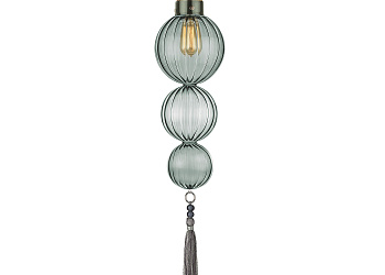 Стельовий світильник Medina Antique Brass Opal Jade Pendant