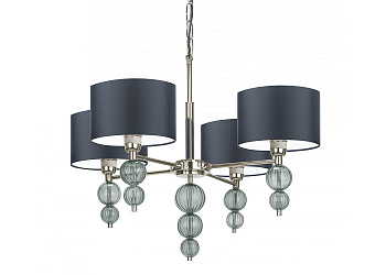 Потолочный светильник Alette Nickel Opal Jade Chandelier