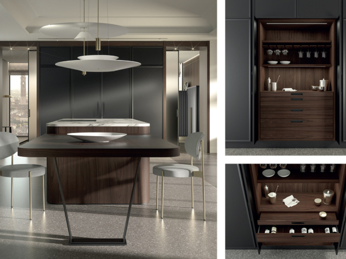 кухня Deco Metal And Wood