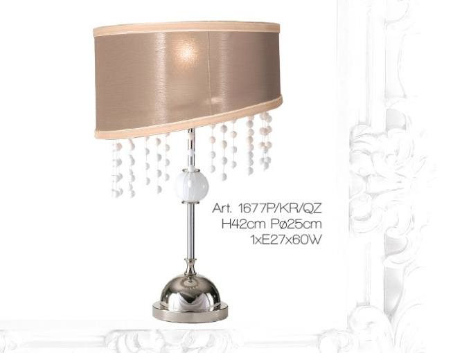 Настольная лампа 1677P/KR/QZ