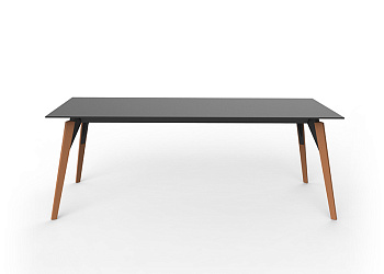 Стол Faz wood lounge table 200x90x74