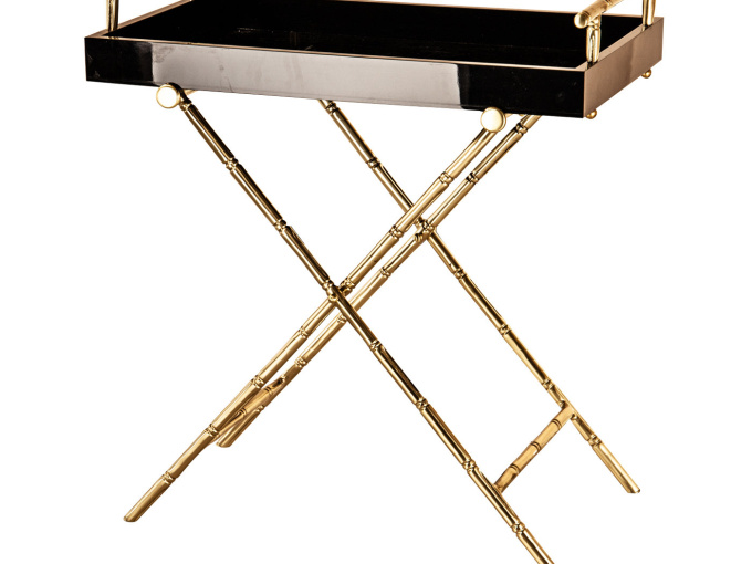 Подставка Bamboo Tray With Brass