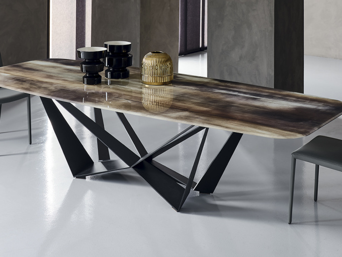 Обідний стіл  Skorpio Crystalart