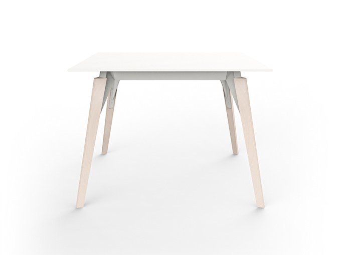 Стіл Faz wood lounge table 100x100x74