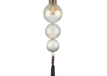 Потолочный светильник Medina Antique Brass Lustre Pendant