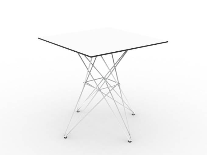 Стол Faz table stainless base 70x70x72