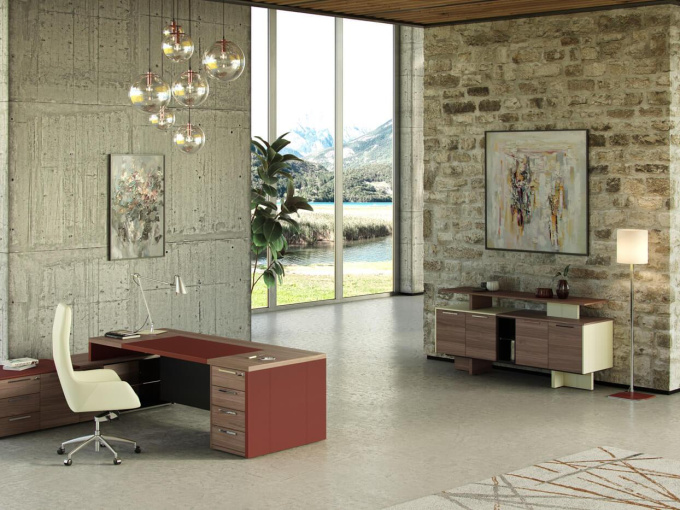 Стіл Walnut  Brick Red