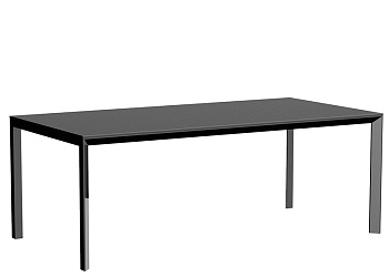 Стол Frame aluminium table 200x100x74