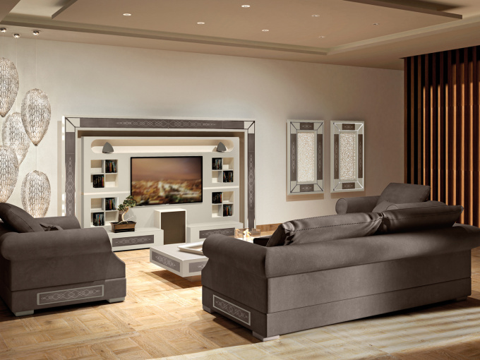 THE WALL HC NABUK RHOMBUS DESIRE