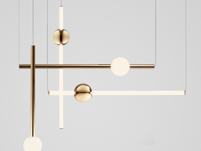 Потоличний светильник  Gold