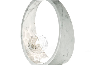 Лампа настольная 2176/G/white