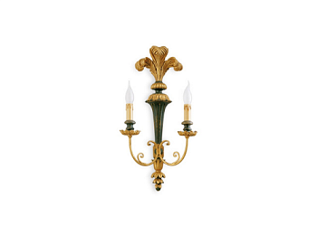 Настенный светильник 2 Lights Sconce With Plumage