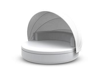 Шезлонг Ulm daybed fixed backrest with folding canopy