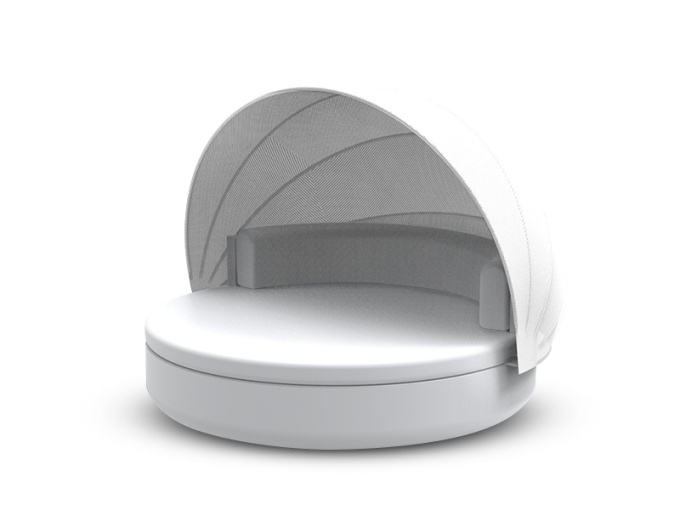 Шезлонг Ulm daybed fixed backrest with folding canopy