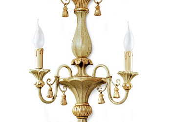 Настенный светильник 2 Lights Sconce With Little Tassels
