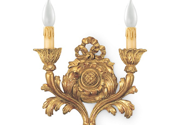 Настенный светильник 2 Lights Sconce With Stud And Bow