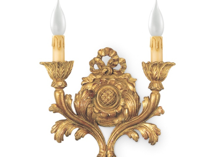 Настенный светильник 2 Lights Sconce With Stud And Bow