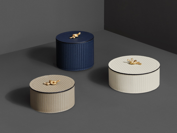 Коробка ROUND BOX THALIA GOLDEN KNOT