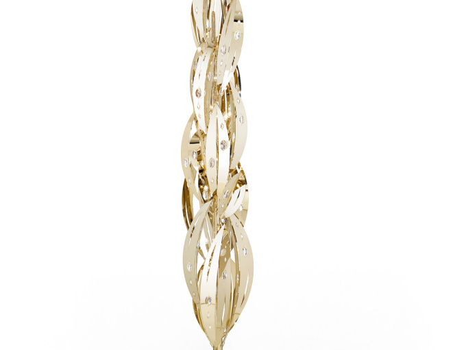 Торшер Crystal Palm 470/10P